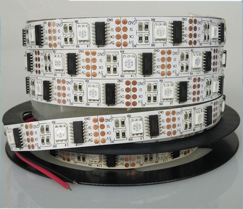 雷盛光电led幻彩灯带ws2801单点单控5v 5050幻彩灯带